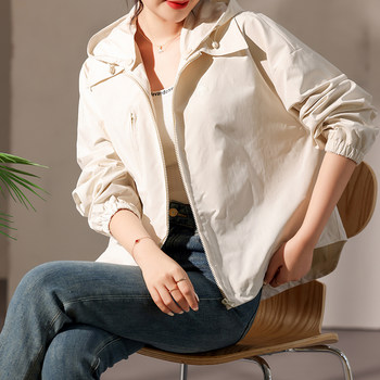 Short Trench Coat for Petite Women, 2024 Autumn New European Style Casual Windbreaker Fashion Jacket