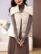 Lapel 90% White Goose down Short Vest for Petite Women, 2023 Autumn and Winter New Style, Fashionable and Lightweight Outerwear