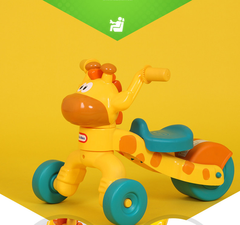 Каталки и педальные автомобили little tikes小泰克跑跑车可坐儿童毛绒扭扭车摇摆溜溜滑行玩具车