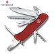 Victorinox Swiss Army Knife Multifunctional Knife Folding Knife Survival Tool 0.8513 Frosted Front Drive 111MM ສີແດງ