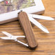 Victorinox Swiss Sergeant Knife 0.6221.63 Log Model 58mm Walnut Authentic Portable Multi-Function Mini