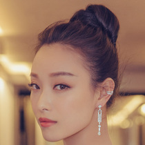 Shanzai no pierced ear clip fake earrings female ear bone clip no hole earring Korean personality fresh ear buckle earrings