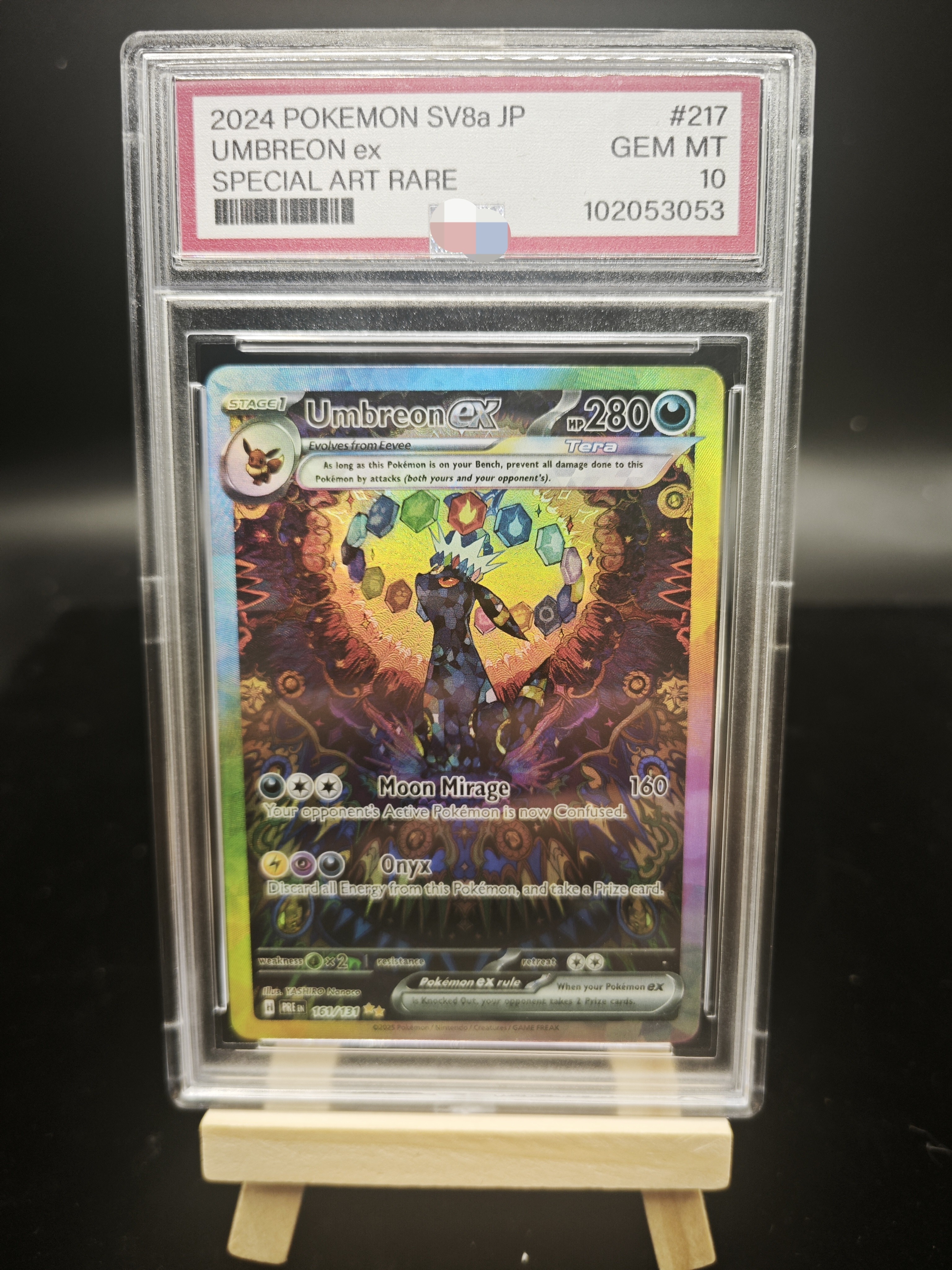 DIY Pokémon PTCG inglizcha versiyasi Moon Eevee Taijing festivali reyting kartasi yig'ish kartasi ovqat almashtirish kartasi sovg'asi