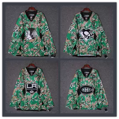 Men and women Street Camouflage ice hockey uniforms hip-hop hiphop large size BF wind pullover jersey street dance baseball uniforms