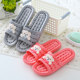 Buy one get one free slippers for bathroom bath anti-slip leakage household 2024 new couple slippers for women summer