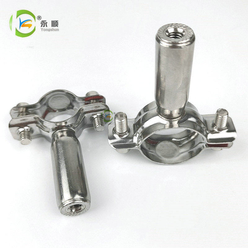 304 pipe bracket with nut bolt pipe clamp water fuel gas pipe clamp fixing line buckle off the wall detruscan metal hoop