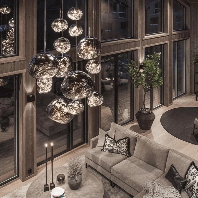 Loft Duplex Villa Large Living Room Chandelier Stairwell Lava Tomdxiom Designer Retro Dining Room Chandelier Loft Duplex Villa Large Living Room Chandelier Stairwell Lava Tomdxiom Designer Retro Dining Room Chandelier