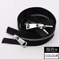 Зубы черные, серебристые (двойное открытие, 80 см).