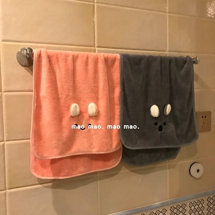 Cute Quick-Dry Face Towel for Home Use, Ins-Style, Absorbent, for Wiping Hair, Couple's Set, Suitable for Female Students' Dormitory Cute Quick-Dry Face Towel for Home Use, Ins-Style, Absorbent, for Wiping Hair, Couple's Set, Suitable for Female Students' Dormitory