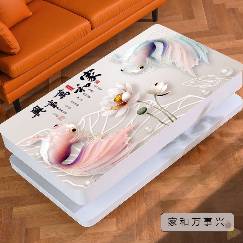 Soft glass table cushion thickened tea table cloth mesh red guest hall rubber cushion high-grade sense modern desktop protection cushion solid