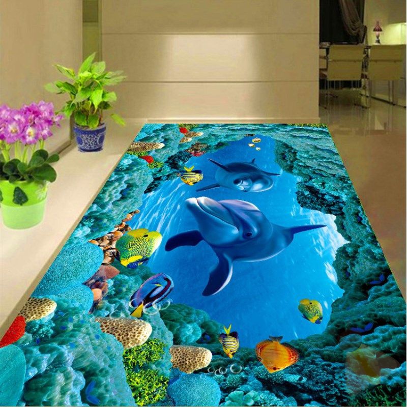 3D stereo creative mat door inlet door dirty balcony kitchen bathroom waterproof and easy cleaning