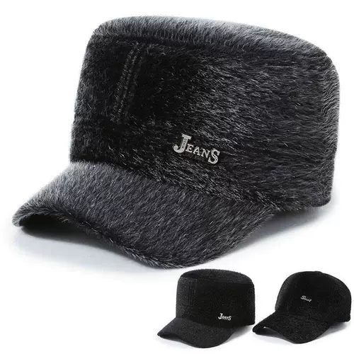 Демисезонная ветрозащитная флисовая утепленная шапка, для среднего возраста