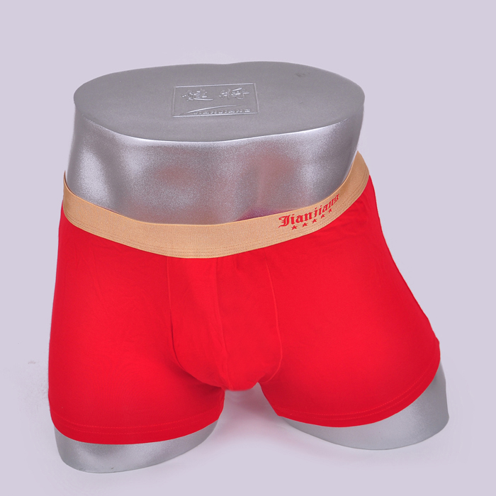 Món quà đích thực đóng hộp nam lớn gà đỏ năm của đồ lót boxer góc phẳng - Bộ quà tặng quần lót su