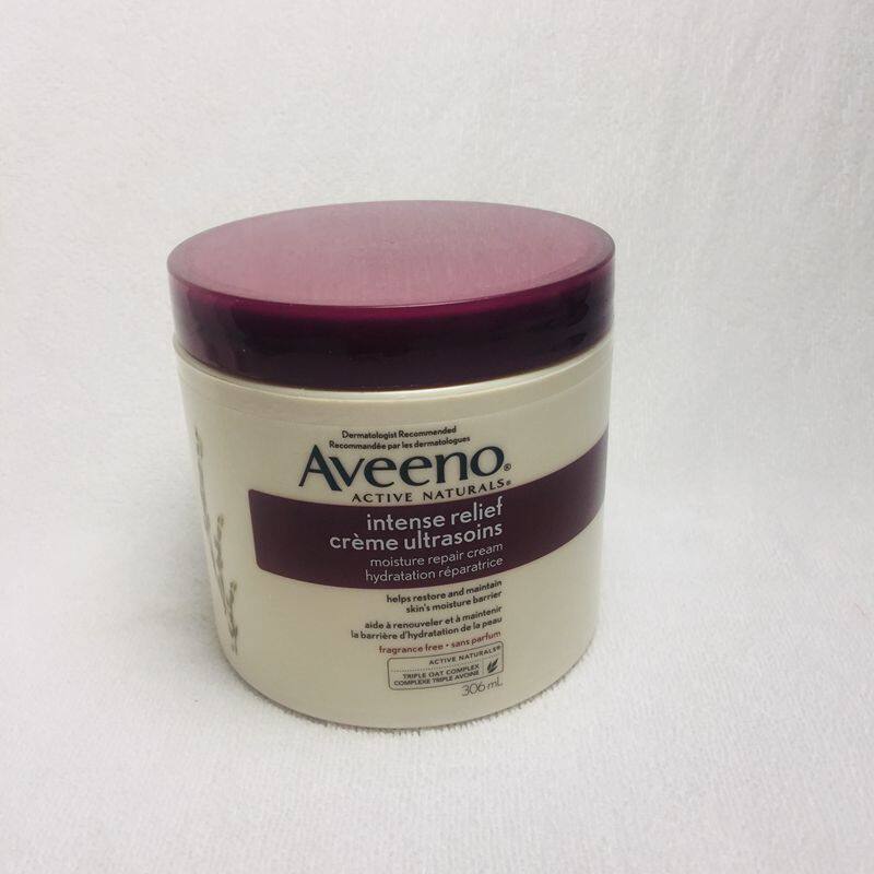 Spot Canada Aveeno strong moisturizing moisturizing soothing repair cream 306ml fragrance-free pregnant women safe