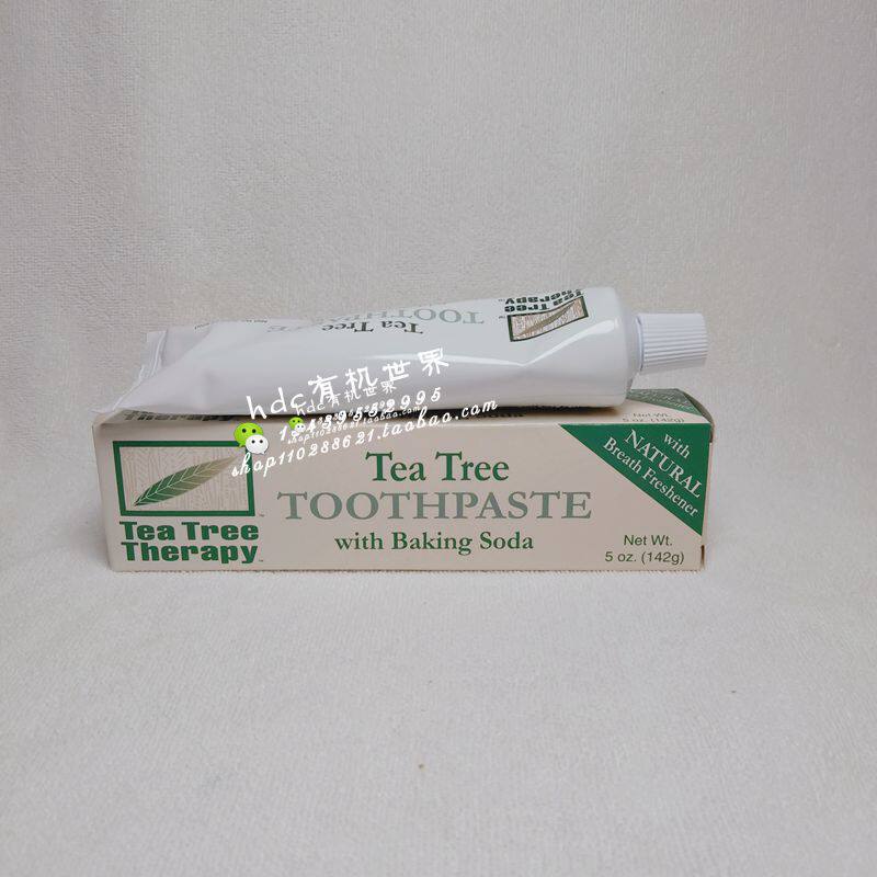 Tea Tree Natural Tea Tree Toothpaste contains small soda to improve toothpaste toothpaste decay 142g