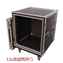 Professional 12U16U two-door air box cabinet Power amplifier air box audio cabinet Mixer cabinet shockproof cabinet