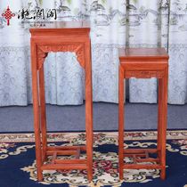 Mahogany flower rack Burmese Rosewood flower stand flower a few big fruit red sandalwood Chinese bonsai rack rack base