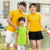 Summer work clothes custom T-shirt short sleeve cotton custom-made men and women advertising culture polo shirt print logo logo