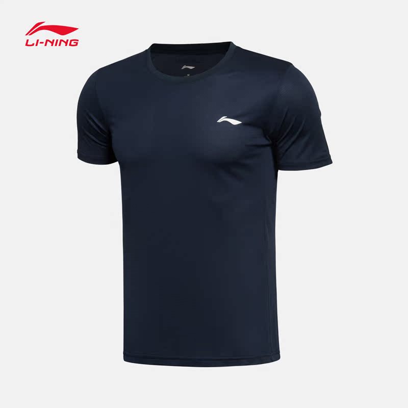 Quần áo thể thao Li Ning nam và nữ phù hợp với mùa xuân và mùa hè đặc biệt giải phóng mặt bằng mã xử lý áo len thể thao giản dị quần short tay ngắn - Thể thao sau bộ thể thao puma