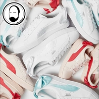 Dana Puma Basket Bow Valentine Day Bow Limited Giày thông thường 367321-01-02 - Dép / giày thường giày sneaker