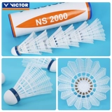 Нейлоновый мяч Victor Victory для бадминтона, пластиковый, для улицы, с сопротивлением King, 6 шт., тренировочный, ветрозащитный для улицы, NS3000