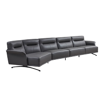 (Exclusive for live broadcast) RCW1-109 mousse leather corner sofa