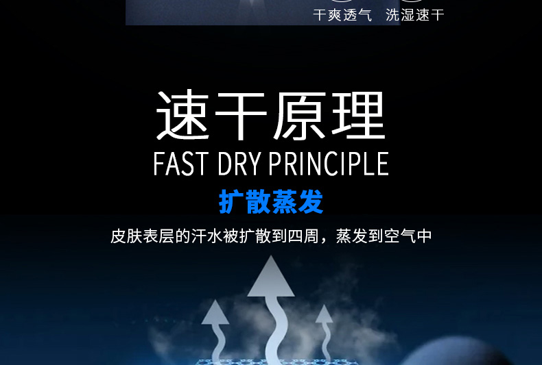 361度 男款 速干运动T恤 图5