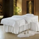 Satin jacquard Thẩm mỹ viện châu Âu trải giường bốn bộ màu đơn giản rắn massage spa giường làm đẹp giường 4 bộ bột