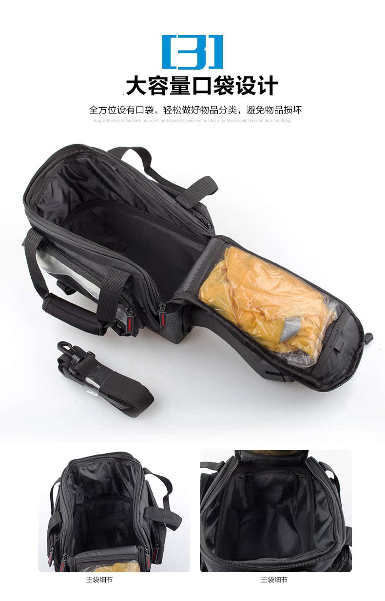 Sacoche pour vélo mixte PROMEND - Ref 2225653 Image 12