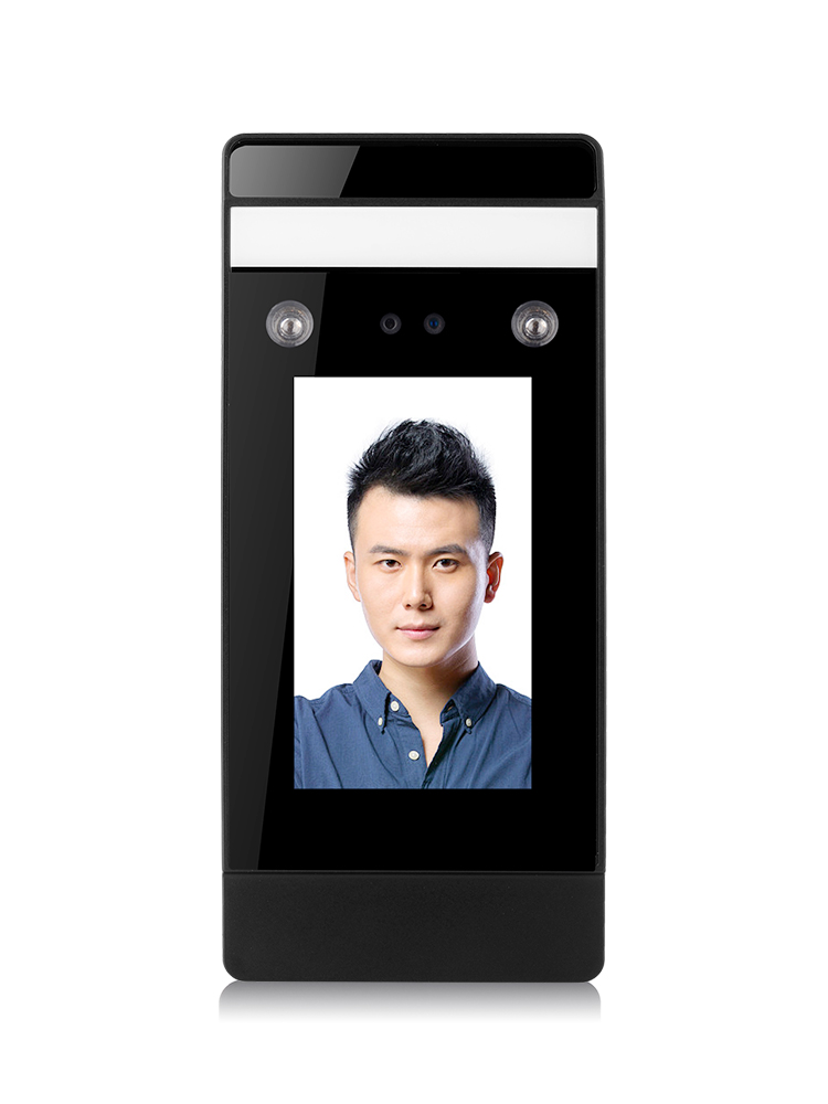 ZUCON F24动态人脸密码触屏考勤门禁机选配刷卡NFC磁力锁电插门禁系统套装