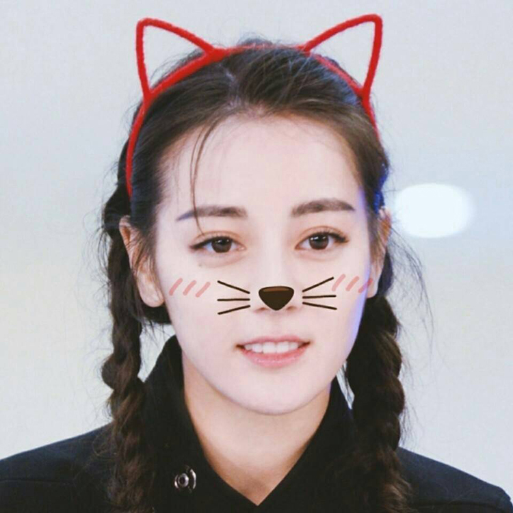 Di Lieba với tai mèo headband dễ thương bán băng đô dễ thương ngọt ngào kẹp tóc mặt rửa mặt trang điểm phụ kiện tóc tóc phụ kiện tóc hà nội