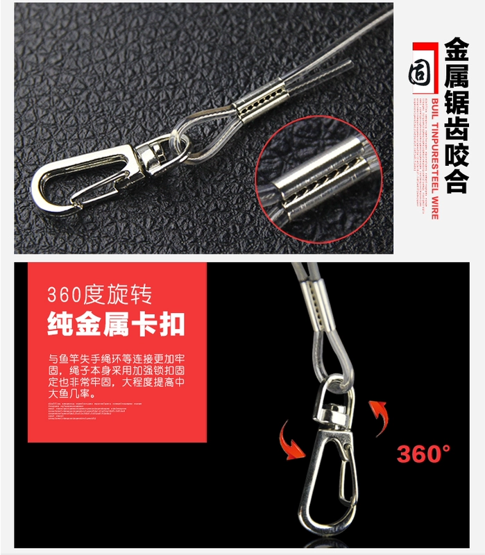 Cần câu bị mất sợi dây thừng có thể thu vào tự động còng thanh ngư cụ cung cấp thiết bị đánh bắt cá ngư cụ phụ kiện cần câu carbon