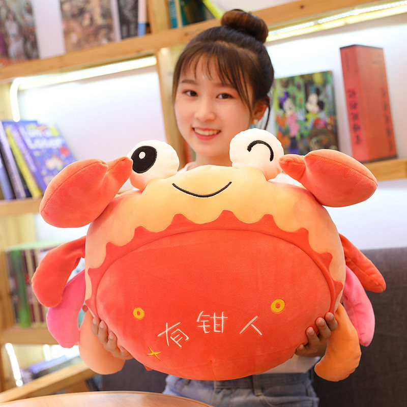 Hairy Crab Cloth Dolly Wool Suede Toy Crab Paparazzi Super Soft Sofa Furnishing Cute to Sleep Girl Hearts Gifts