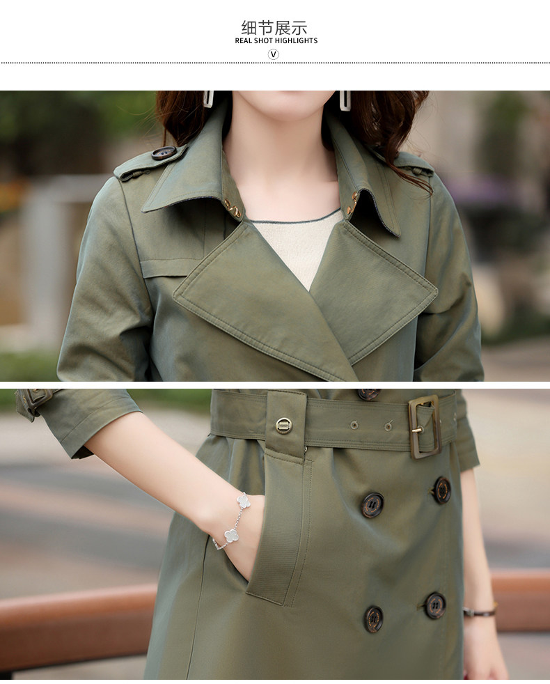 Trench pour femme en Coton - Ref 3227971 Image 25