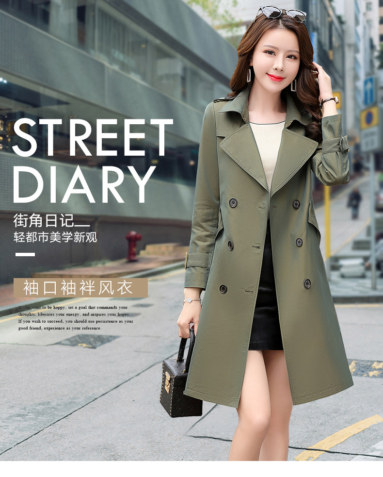 Trench pour femme en Coton - Ref 3227971 Image 7