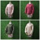 Fashionable and versatile solid color thickened mid-length pullover sweater