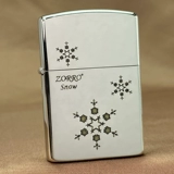 Креативная резная ветрозащитная прочная ретро зажигалка на керосине, со снежинками, делается под заказ