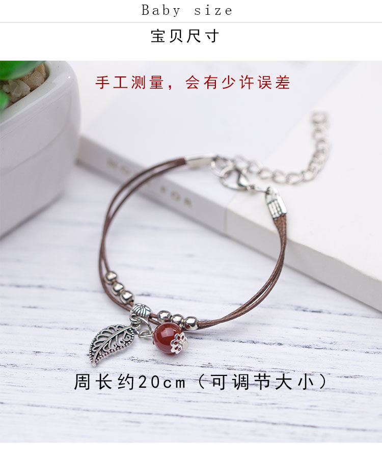 Vòng tay nữ sinh nhật Hàn Quốc phong cách dân tộc retro đơn giản sinh viên trang sức nhỏ bán buôn bạn gái một cặp 10 nhân dân tệ trở xuống vòng pandora