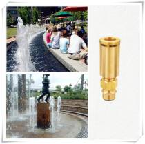 All copper gas ice nozzle mixed gas jade column Fountain Nozzle courtyard rockery Fountain Nozzle Landscape 1 inch