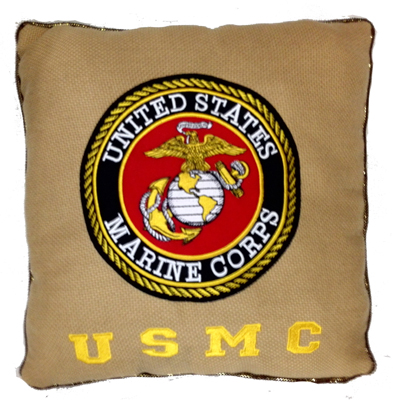 Embroidery new Chinese magic sticker American Marine car cushions Pillow Family Sofa Pendulum can be set