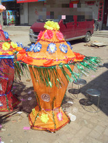 Bouquet basket pair of funeral Supplies White matter Sacrificial Items Flowers Baskets 5-7 Anniversary of funeral paper Living full set