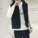 Vest nam mùa đông xu hướng mới Slim Joker áo khoác trùm đầu Joker đệm ấm vest xuống áo khoác cotton áo khoác nam giả vest
