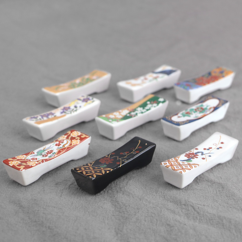 Meinung burn Japanese and wind frame supporting the import ceramic chopsticks chopsticks pillow of Japanese ceramics tableware gifts gifts