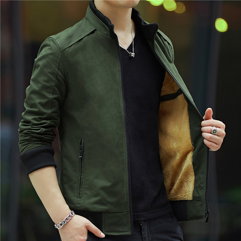 2021 autumn winter men's coat stand for Korean version Trend casual spring autumn denim overalls jacket autumn winter clothing blouses