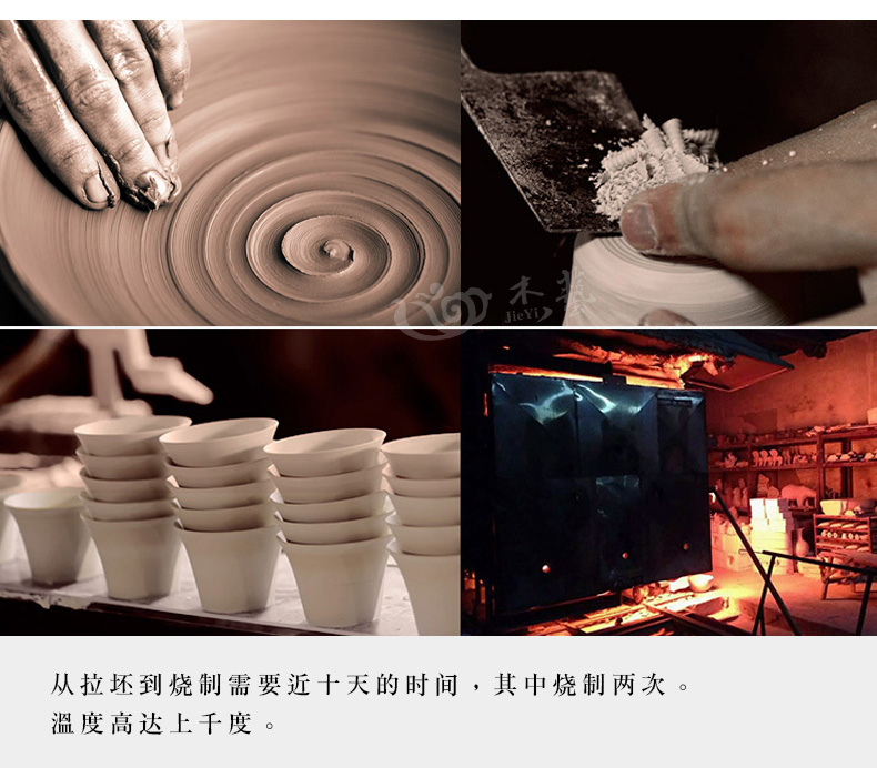 Cốc trà bằng sứ màu xanh và trắng gốm kungfu cốc nhỏ cốc đơn cốc chủ tách trà bộ trà đặt sản phẩm bát trà 茗 cốc bình pha trà giữ nhiệt lock&lock