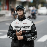 Полиуретановая универсальная куртка для школьников, в американском стиле, подходит для студента, оверсайз