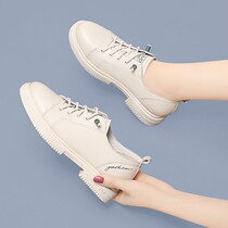 Taiwan Red Dragonfly Enterprise Co. Ltd. RD flat small leather shoes womens thin soft leather soft soft bottom casual low heel single shoes