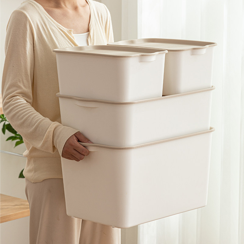 Large Number of Contained Boxes Teenage Hearts ins Home Plastic Covered Finishing Box Bed Bottom containing box Small Number of Contained Boxes