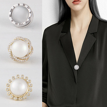 Collar button accessories French style collar suction iron stone anti-walk light fastening magnet small brooch pin fastening clothing deviner No mark