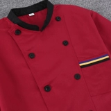 Шеф -повар осень и зимний отель отель питательный пирог с печеной запеченной ресторан кухня кухня на кухня с семи -рабочая униформа мужская и женщины